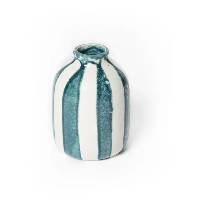 Vase décoratif Riviera | Bleu Sarah- Image produit n°2