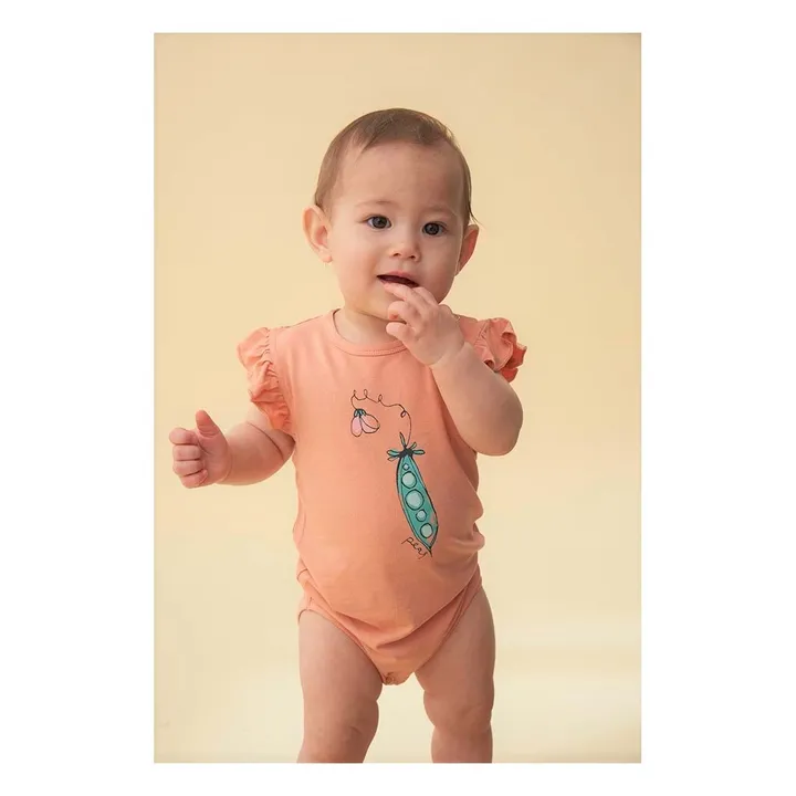 Baby Bodysuit | Peach- Product image n°1