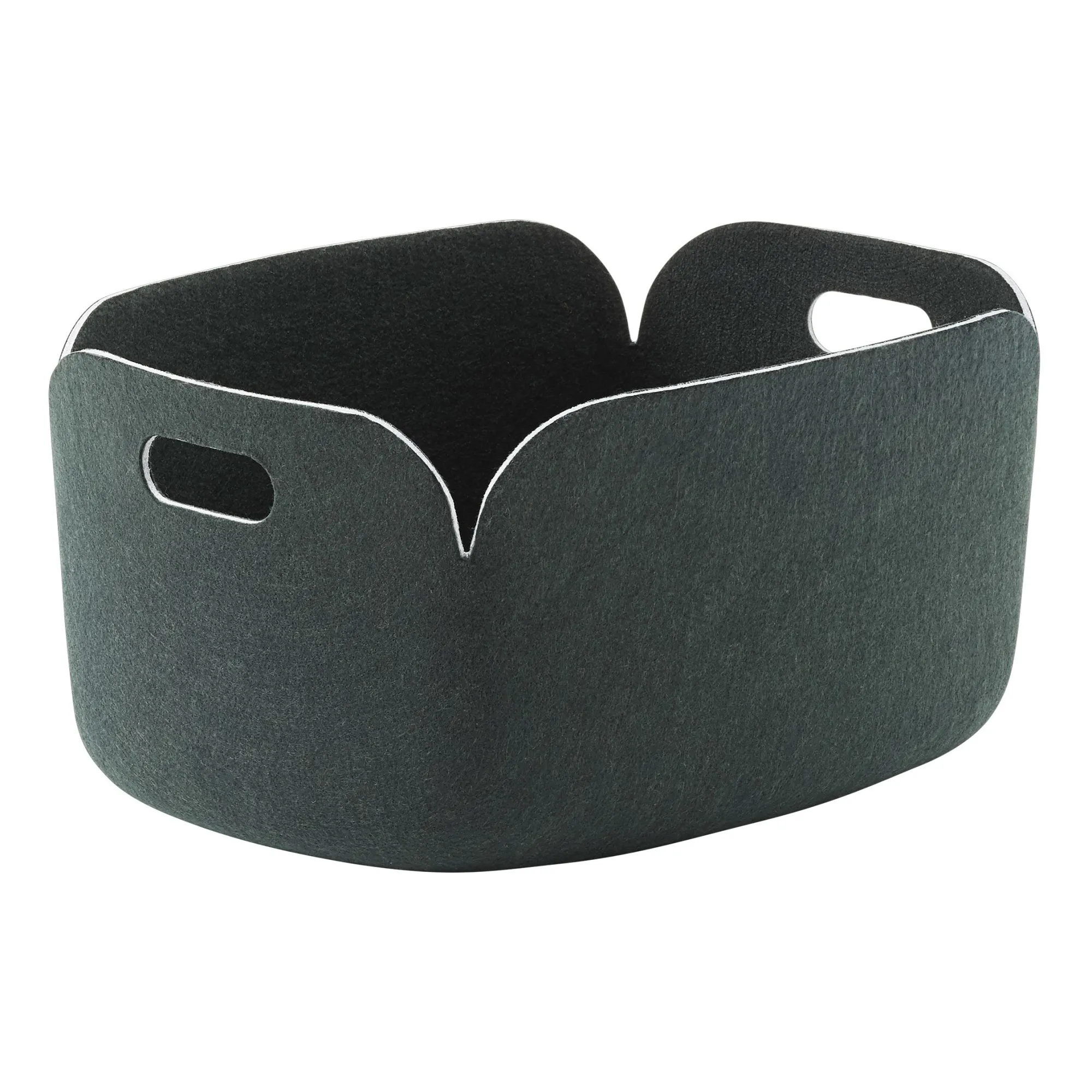 Muuto Dark Green Restore Storage Basket