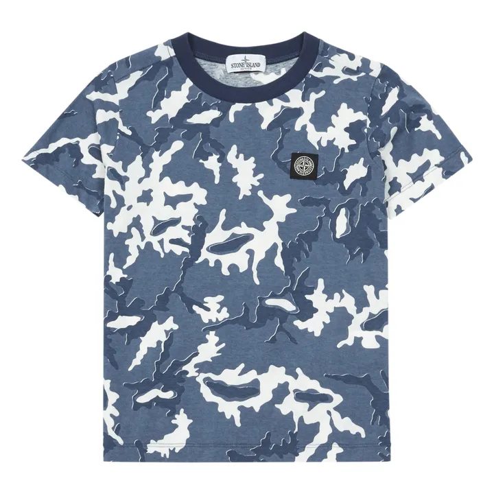 Camouflage T-shirt | Blue- Product image n°0