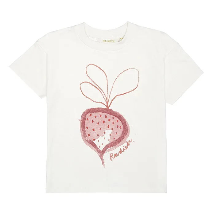 Dharma Radish Organic Cotton T-shirt | White- Product image n°0