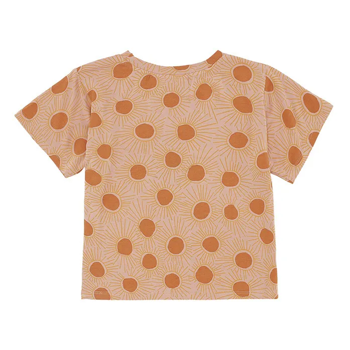 Camiseta Dominique Sunshine | Rosa Melocotón- Imagen del producto n°5