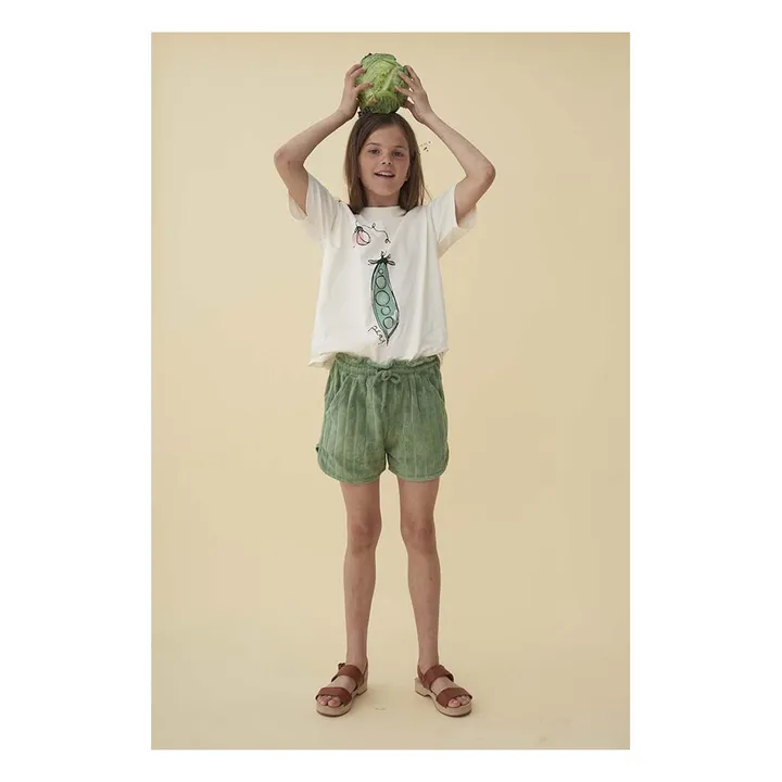 T-shirt Dharma Peas in Cotone Bio | Bianco- Immagine del prodotto n°1
