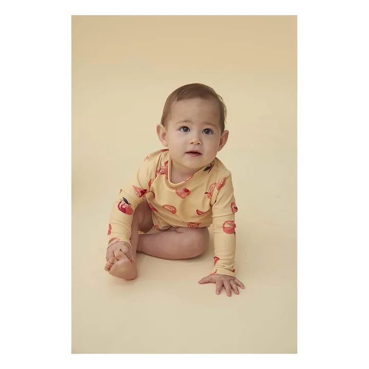 Astin baby UV-protection t-shirt | Yellow- Product image n°1