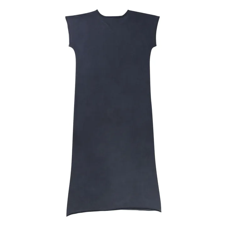 Kleid mit Kragen | Blau- Produktbild Nr. 1