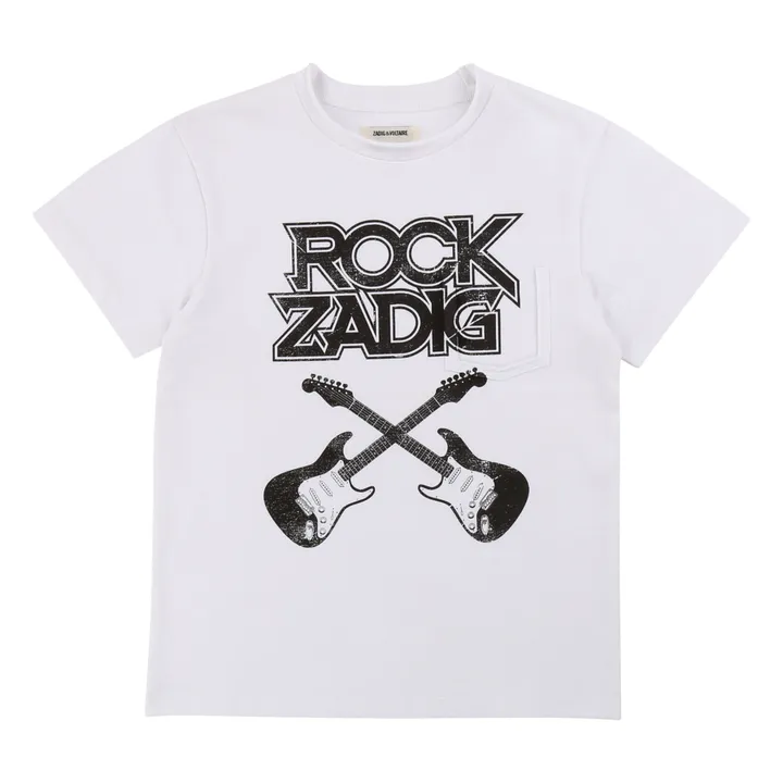 T-Shirt Rock Zadig | Blanc- Image produit n°0