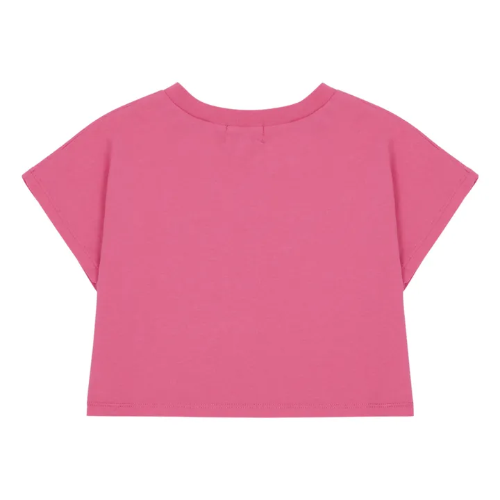 Camiseta Crop Chloé Algodón Bio | Rosa- Imagen del producto n°3