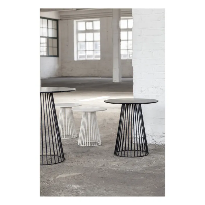Table de bistrot ronde | Noir- Image produit n°3