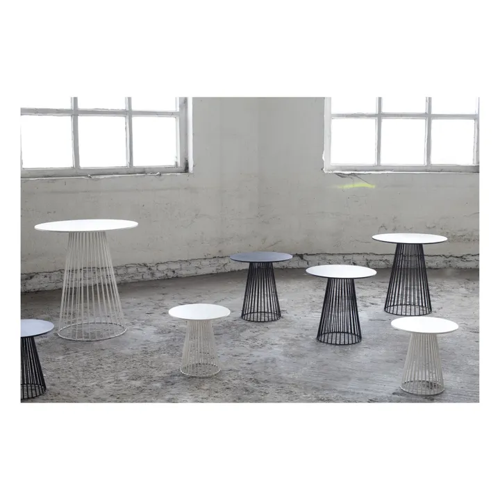 Table de bistrot ronde | Noir- Image produit n°4