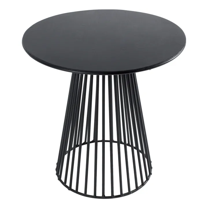 Table de bistrot ronde | Noir- Image produit n°0