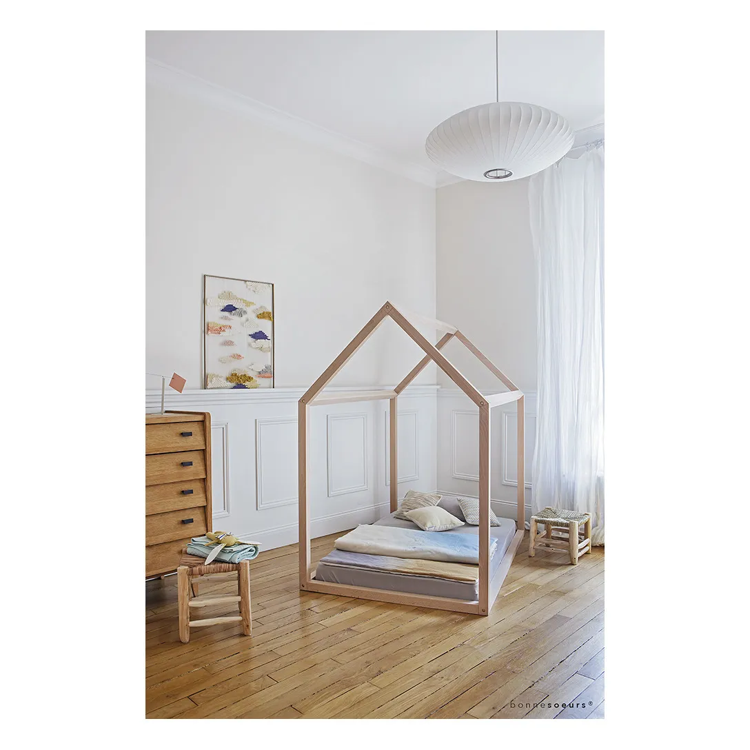 Bonnesoeurs® - Lit Maison en hêtre (Bonnesoeurs®) - Image 2