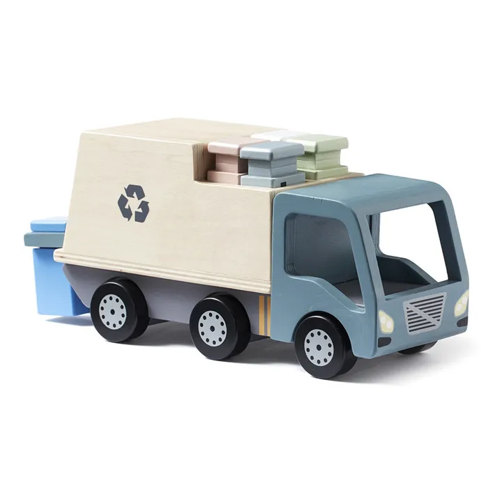 Camion della spazzatura in legno- Immagine del prodotto n°0