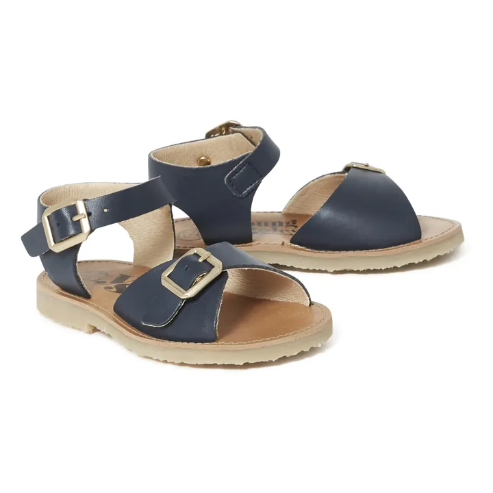 Sandales Vegan Sonny | Bleu marine- Image produit n°1