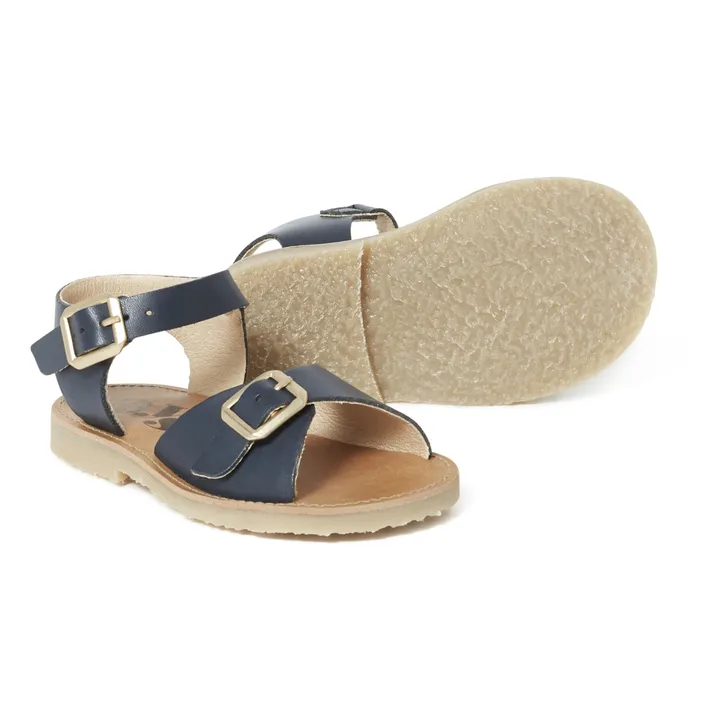 Sandales Vegan Sonny | Bleu marine- Image produit n°2