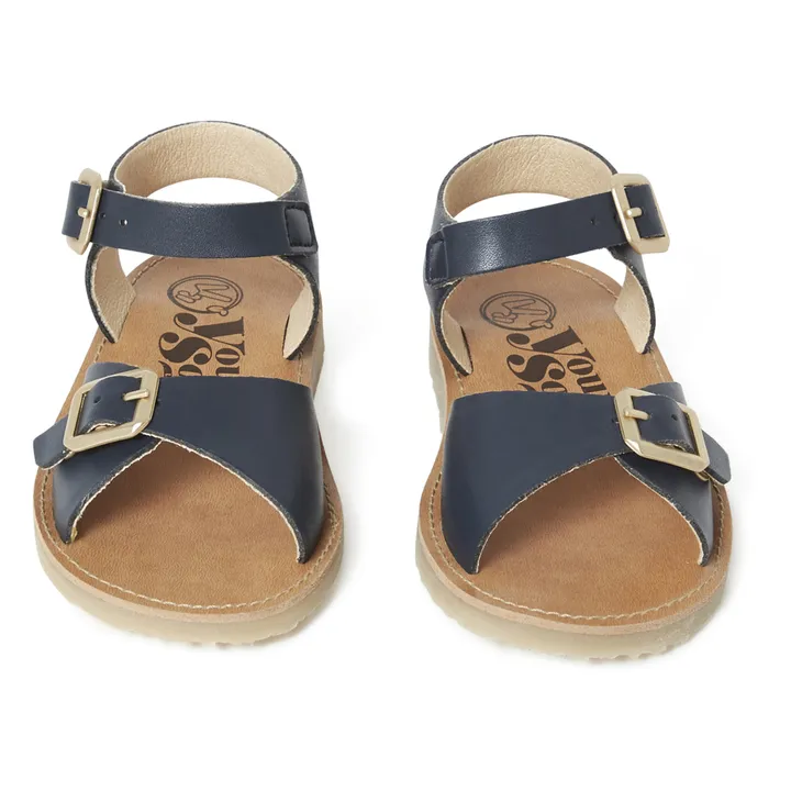 Sandales Vegan Sonny | Bleu marine- Image produit n°3