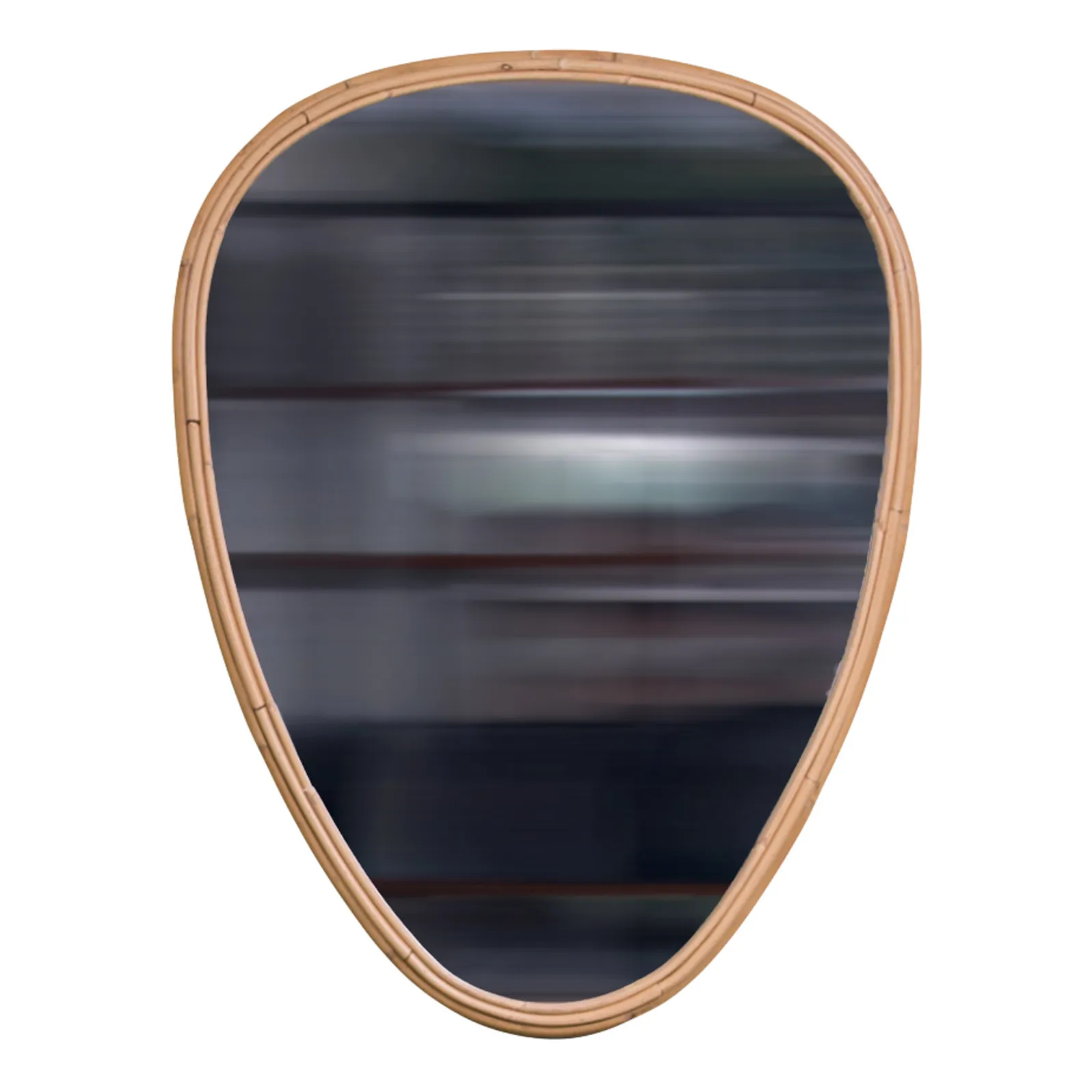 Ovo rattan mirror- Product image n°0