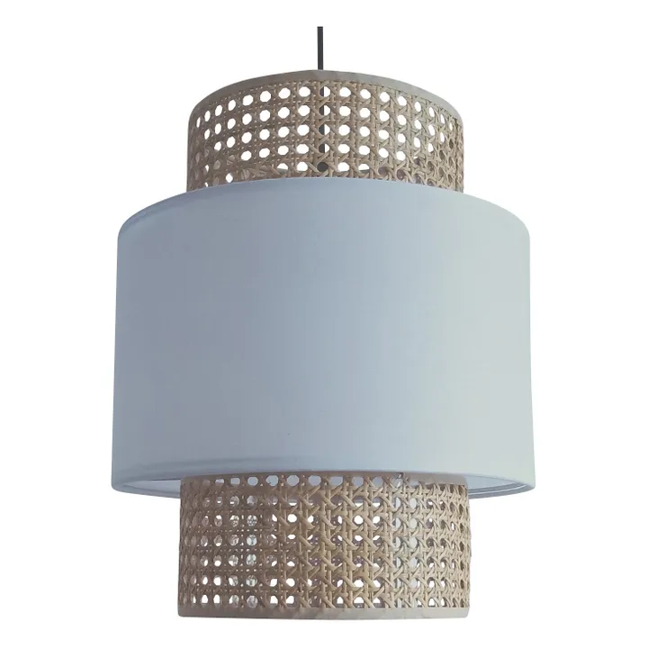 Rattan-Lampenschirm | Weiß- Produktbild Nr. 0