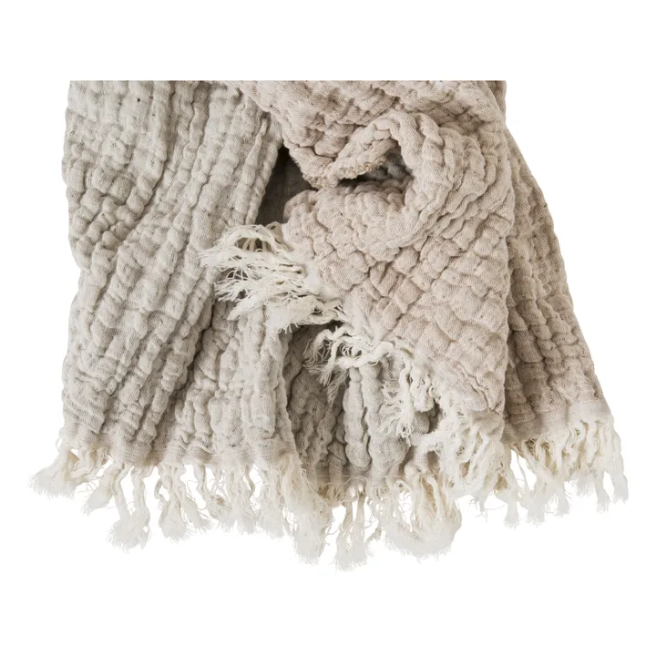 Plaid Mellow en lin et coton | Blush- Image produit n°4