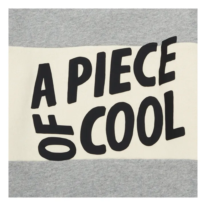 Sweatshirt aus Bio-Baumwolle A Piece Of Cool | Grau Meliert- Produktbild Nr. 4
