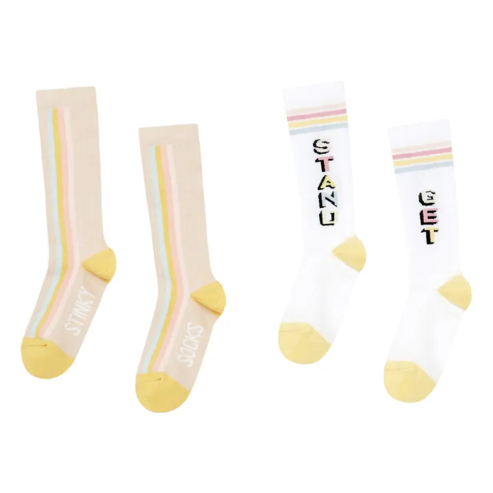 Stinky Get Up Sock Set | White- Product image n°6
