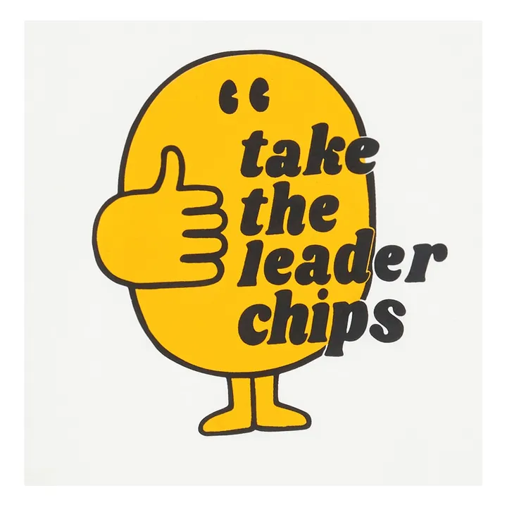 Camiseta Take The Leader Chips | Blanco Roto- Imagen del producto n°3