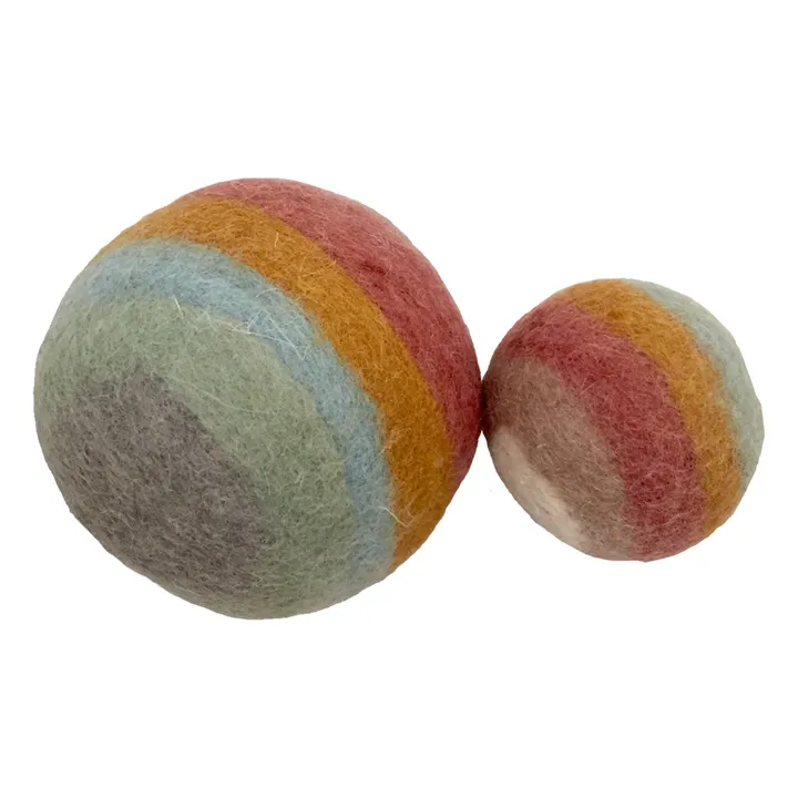 Felt Wool Balls - Set of 2- Product image n°0