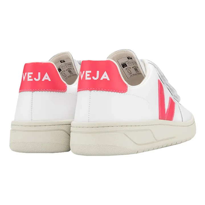 Sneakers aus Leder V-Lock | Neonrosa- Produktbild Nr. 2