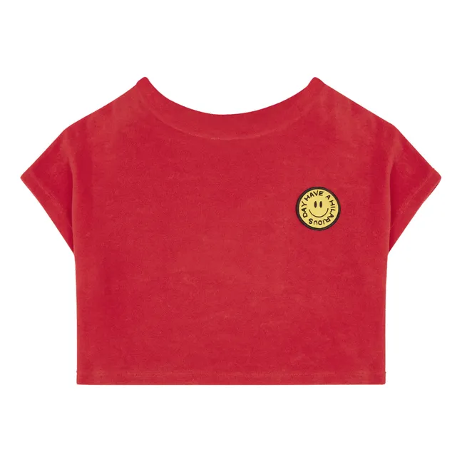 T-shirt spugna | Rosso