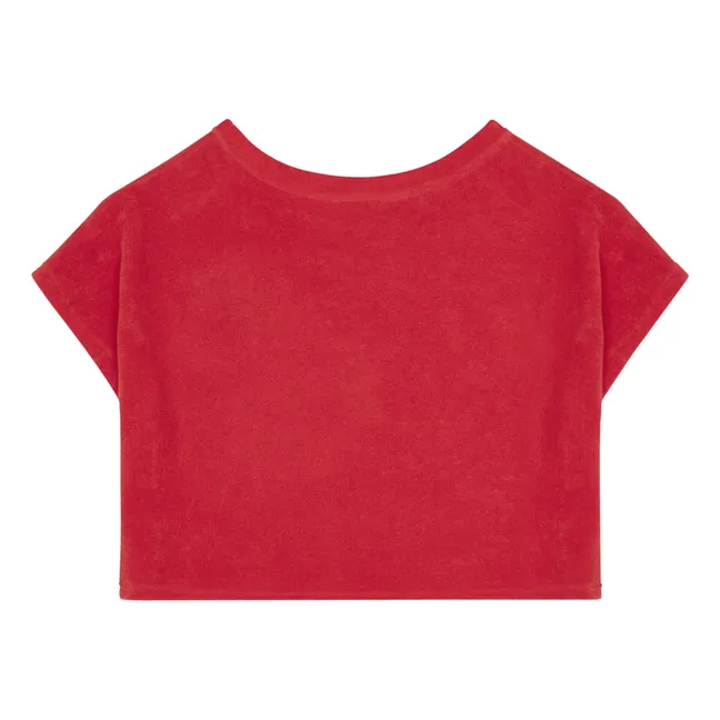 T-shirt spugna | Rosso