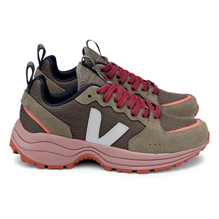B Mesh Veja Pink Green Veja Venturi Sneakers Olive Green Smallable