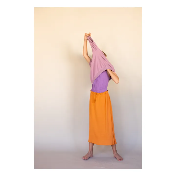 Maxi skirt | Orange- Product image n°1
