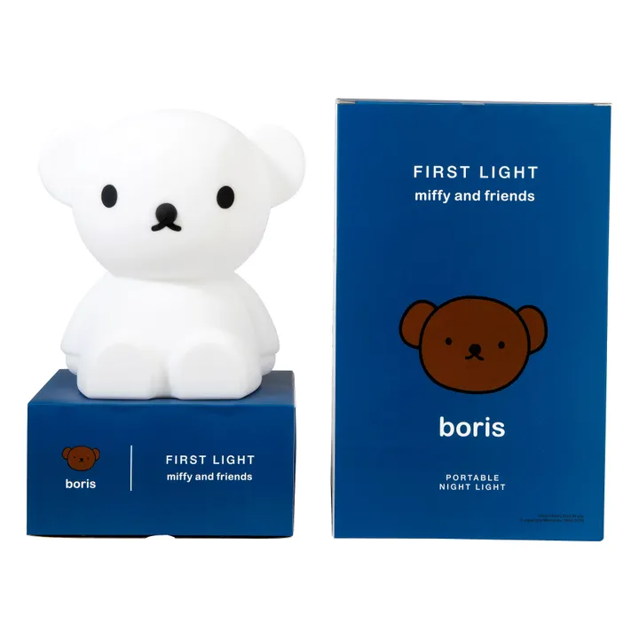 Lámpara de noche Boris de silicona suave | Blanco- Imagen del producto n°8