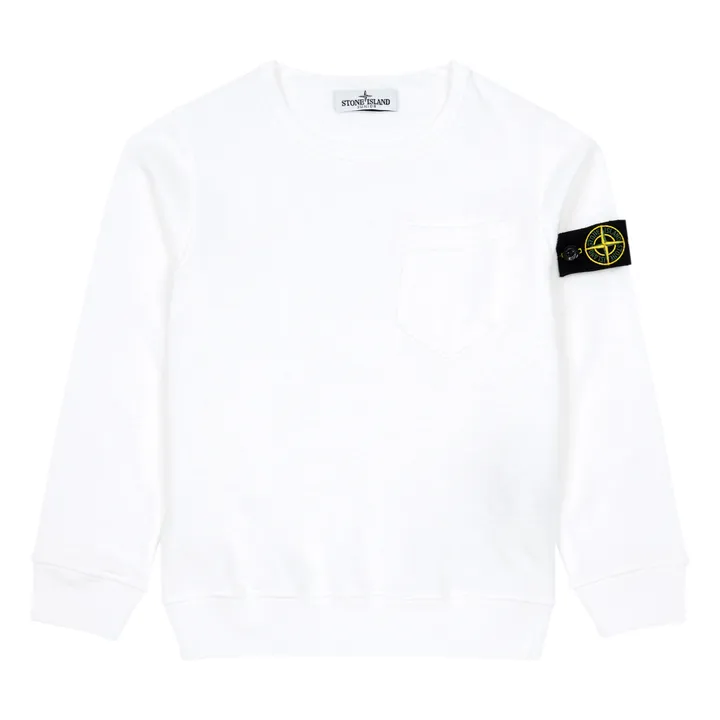 Pullover mit Tasche | Weiß- Produktbild Nr. 0