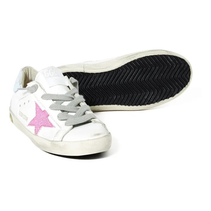 Sneakers Pelle stella Paillettes Superstar | Rosa- Immagine del prodotto n°2