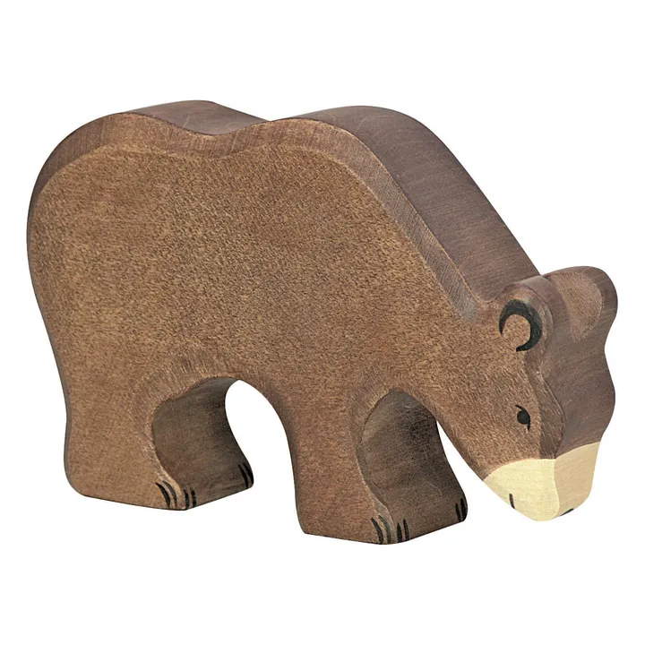 Figurina in legno orso  | Marrone- Immagine del prodotto n°0