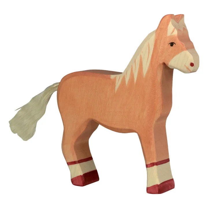 Figurina in legno cavallo | Marrone- Immagine del prodotto n°0