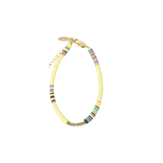 Pulsera Heishi | Amarillo