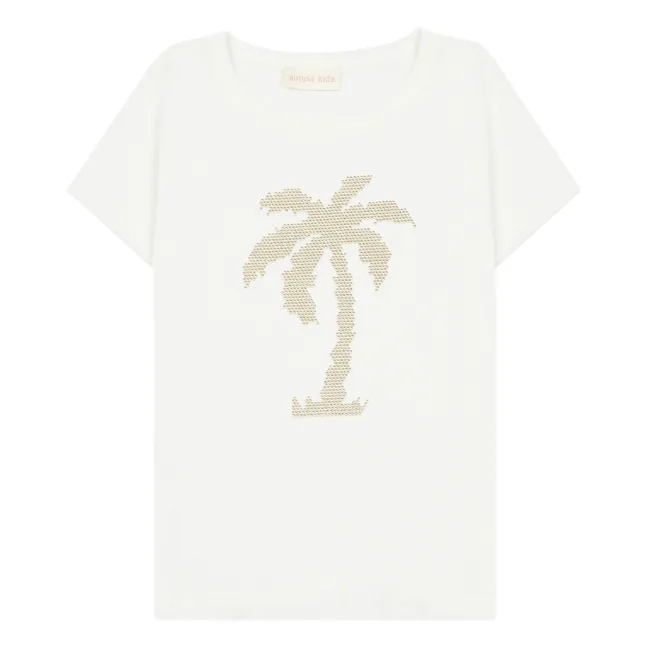 T-Shirt Palm | Weiß