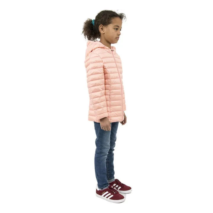 Carla Hooded Down Jacket | Pink- Product image n°2