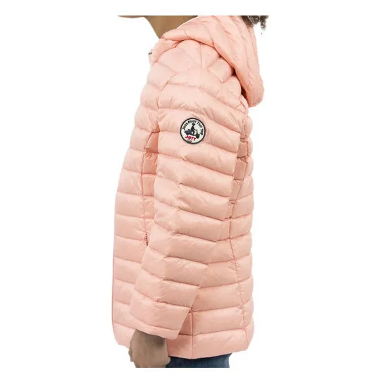Carla Hooded Down Jacket | Pink- Product image n°3