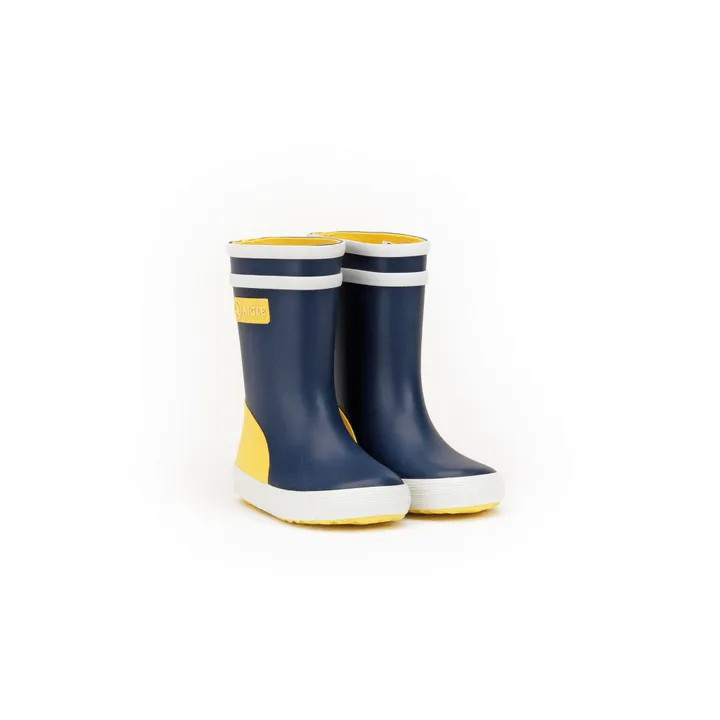 Stivali da pioggia baby flac colour block | Blu  indaco- Immagine del prodotto n°1
