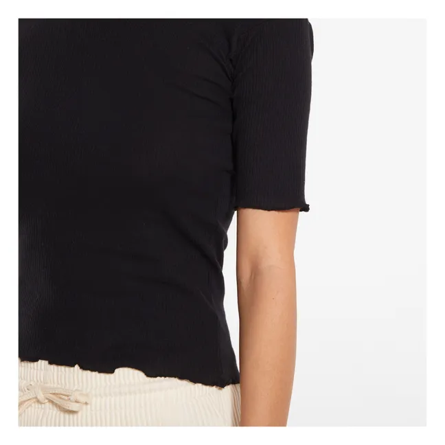 Camiseta Pama de algodón orgánico | Negro