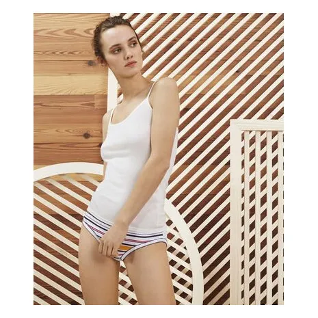 Pack de 2 Camisetas Tirantes -Colección Mujer | Blanco- Imagen del producto n°2