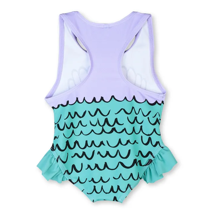 Siren baby one-piece UV-protection swimsuit | Pink- Product image n°3