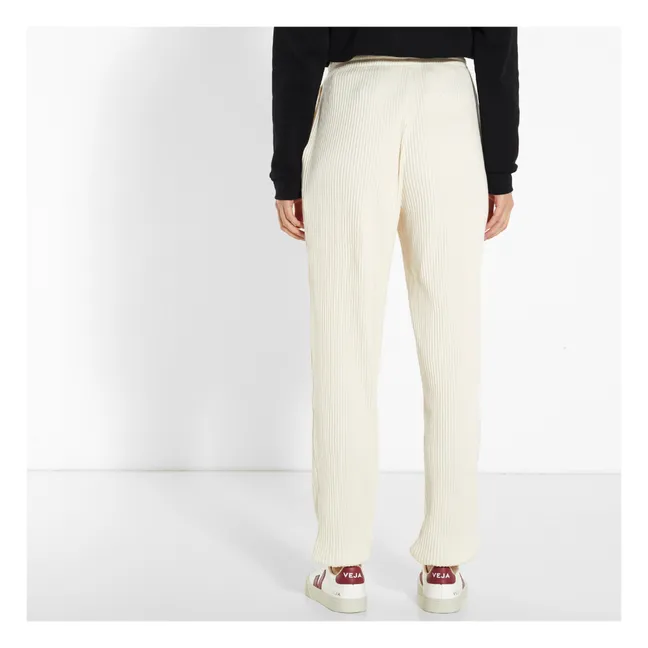 Ribbed Jogging Bottoms | Off white