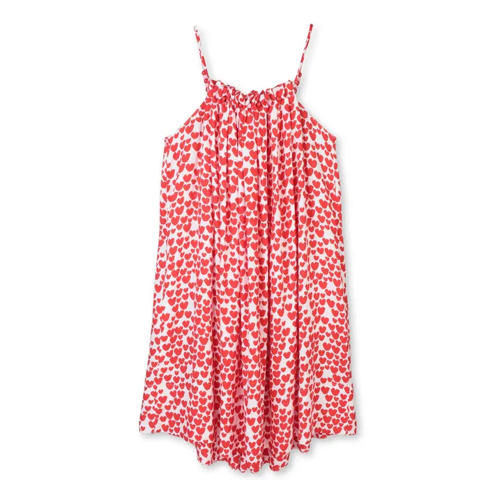Sunbathing Hearts Long Dress | Red- Product image n°2