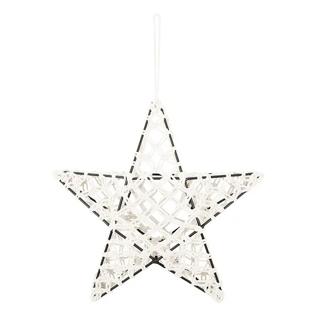 Numero 74 Natural S000 Macramé Star Lamp