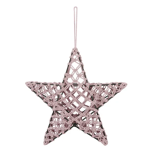 Numero 74 Dusty Pink S007 Macramé Star Lamp