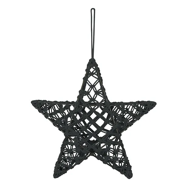 Numero 74 Dark Grey S021 Macramé Star Lamp