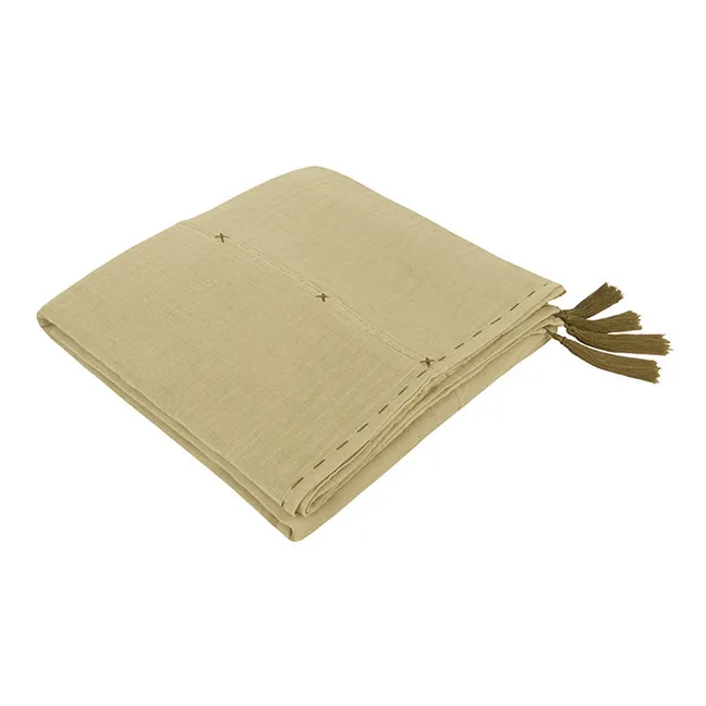 Nappe en double gaze de coton bio | Mellow Yellow S048